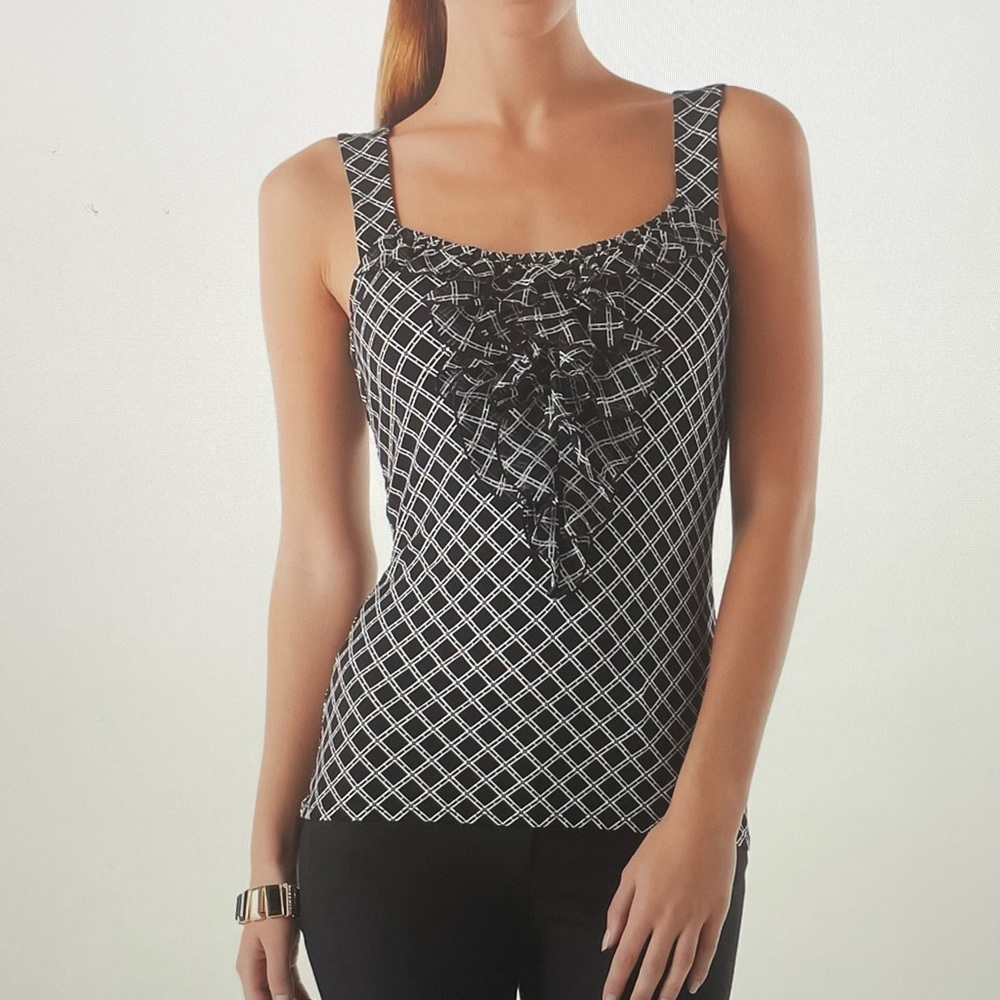 WHBM Ruffle Top Size Small